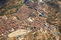 Riba-Roja Ribarroja del Turia village aerial Royalty Free Stock Photo