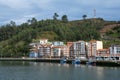 View of the village of Ribadesella in Asturias