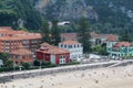 Panorama of Ribadesella beach, Spain