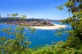 Ribadesella village aerial view in Asturias Spain Royalty Free Stock Photo