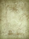 Ribbed parchment and cracked plaster Royalty Free Stock Photo