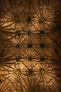 Ribbed vault in the cloister of Jeronimos Monastery Royalty Free Stock Photo