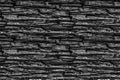 Ribbed wooden base horizontal pattern bark of old tree black gray background design natural monochrome pattern Royalty Free Stock Photo