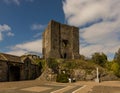 Ribble valley park. Walk around Clitheroe public park and Clitheroe castle.