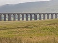 Ribblehead or Batty Moss viaduct, North Yorkshire Royalty Free Stock Photo