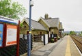 Ribblehead Station Platform (towards Carlise). Royalty Free Stock Photo
