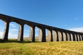 Ribblehead viaduct, located in North Yorkshire, the longest and the third tallest structure on the Settle-Carlisle line Royalty Free Stock Photo
