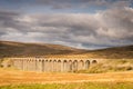 Ribblehead Viaduct with Train Royalty Free Stock Photo