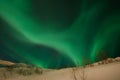 Ribbon of Aurora polaris Royalty Free Stock Photo