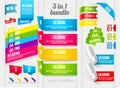 Ribbon and banner collection Royalty Free Stock Photo