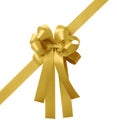 Ribbon bow isolated on white background Royalty Free Stock Photo