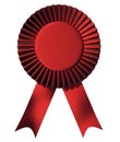 Ribbon first place award Royalty Free Stock Photo