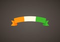 Ribbon with flag of Ivory Coast