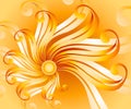 Ribbon Flower Background