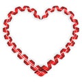 Ribbon heart