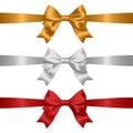 Ribbons with photorealistic bows.