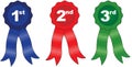 Ribbons Placing Royalty Free Stock Photo