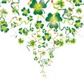 Ribbons shamrock explode