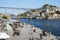 Ribeira and Dom Luis I Bridge in Porto, Portugal Royalty Free Stock Photo