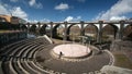 Ribeira Grande bridge -Ponte de Oito Arcos and theater Sao Migue