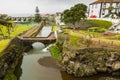 Ribeira Grande Town Gardens on Sao Miguel Island, Azores Royalty Free Stock Photo
