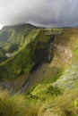 Ribeira Grande waterfall, Azores, Portugal Royalty Free Stock Photo