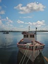 Ribeira lonely boat