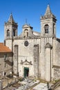 Ribeira sacra. Santo Estevo monastery facade. Ourense, Spain