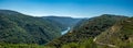 Ribeira Sacra from the Souto Chao view point in Galicia Royalty Free Stock Photo