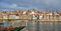 Ribeira view in Oporto Royalty Free Stock Photo