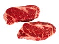Ribeye steaks Royalty Free Stock Photo