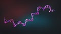 Ribonucleic acid strands consisting of nucleotides