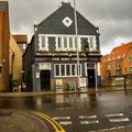 Historic Ribs of Beef pub on Fye Bridge, Norwich
