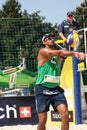 Ricardo - legend of beach volleyball Royalty Free Stock Photo