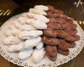 Ricciarelli typical biscuits of tuscany