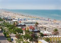 Riccione nord beach Royalty Free Stock Photo