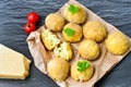 Home made rice italian style Croquette Royalty Free Stock Photo