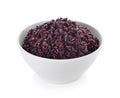 Rice berry in bowl Royalty Free Stock Photo