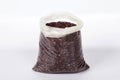 Rice berry in plstic bag Royalty Free Stock Photo