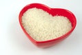Rice bowl-shaped heart