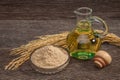 Rice bran oil Royalty Free Stock Photo