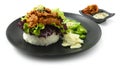 Rice Burger Bulgogi Pork Korean food style