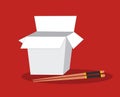 Rice chinese food vector illustration