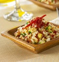 Rice cooked with vegetables Royalty Free Stock Photo