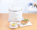 Rice cooking and electric casserole pot