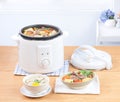 Rice cooking and electric casserole pot