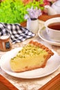 Rice dumpling with abalone and scallopA slice of delicious lemon aloe vera pie