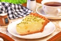 Rice dumpling with abalone and scallopA slice of delicious lemon aloe vera pie