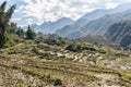 Rice Fields, rice terrace Paddy in Sa Pa Lao Cai Vietnam in Asia