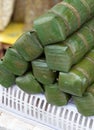 Rice Filled Banana Leaf with Different Fillings